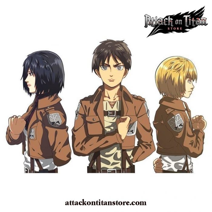 13Cm X 8.6Cm Attack On Titan Car Decal Vinyl