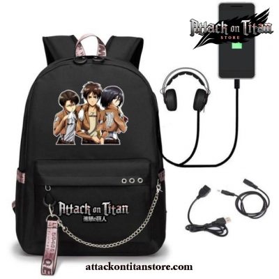 2021 Attack On Titan Backpack Cosplay Khaki / One Size Other