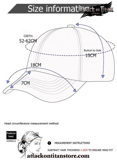 2021 Attack On Titan Baseball Cap