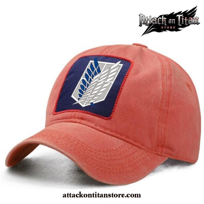 2021 Attack On Titan Baseball Cap Orange