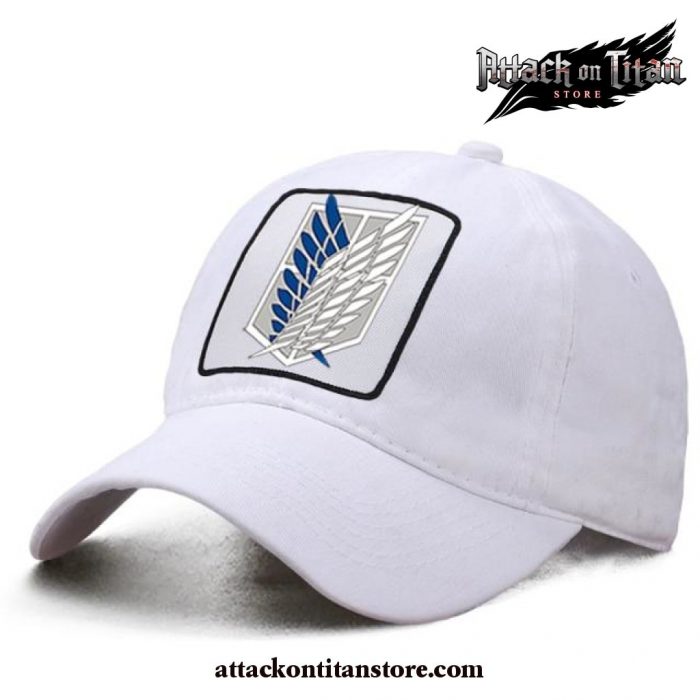 2021 Attack On Titan Baseball Cap White