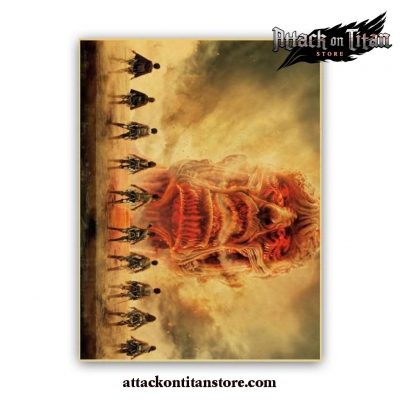 2021 Attack On Titan Retro Poster