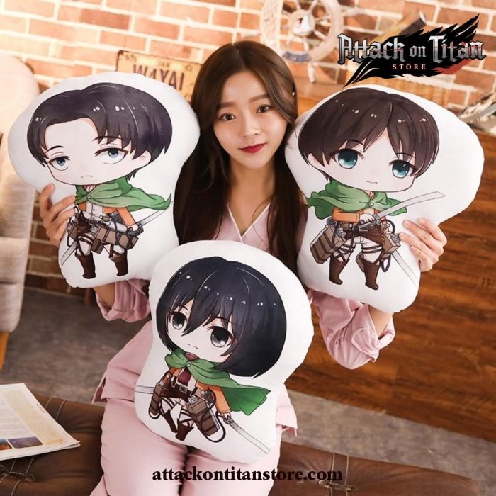 20/35/45Cm Attack On Titan Eren Jaeger Plush Doll Pillow