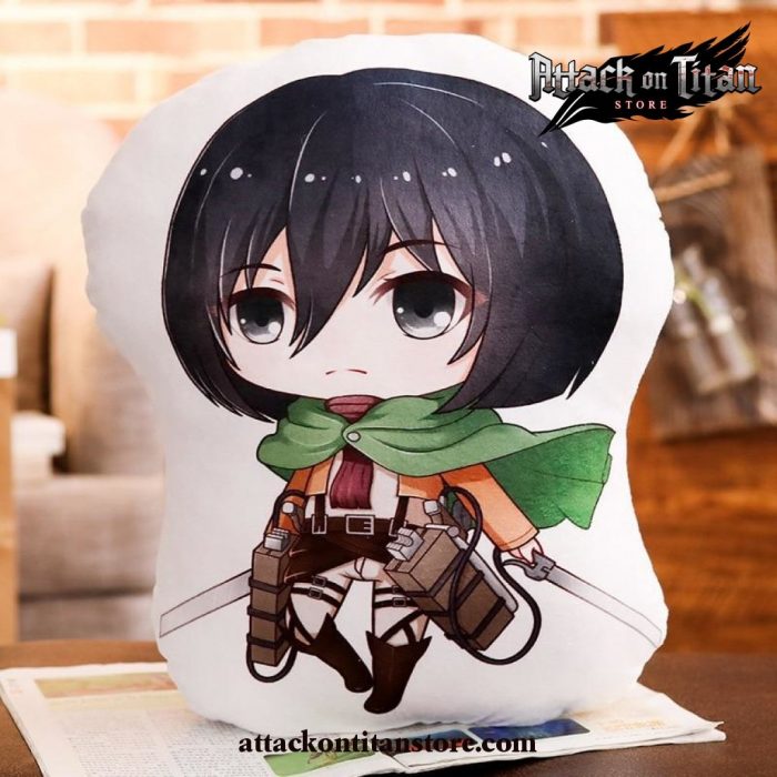 20/35/45Cm Attack On Titan Mikasa Ackerman Plush Doll Pillow