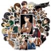 50Pcs/lot Attack On Titan Waterproof Stickers