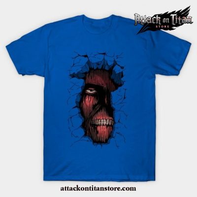 Anime Attack On Titan T-Shirt Blue / S