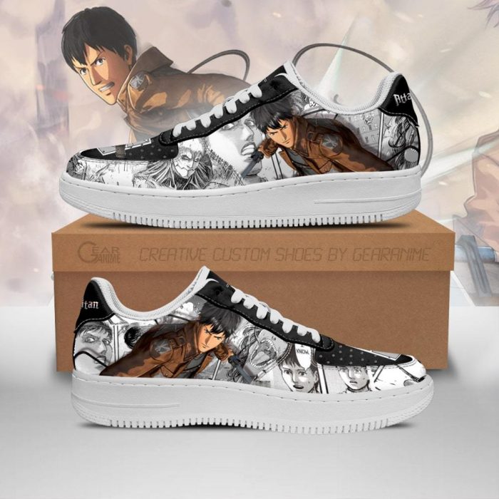 aot bertholdt air force sneakers attack on titan anime shoes mixed manga gearanime - Attack On Titan Store