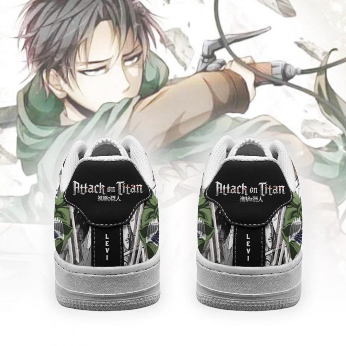 aot levi air force sneakers attack on titan anime shoes mixed manga gearanime 3 - Attack On Titan Store