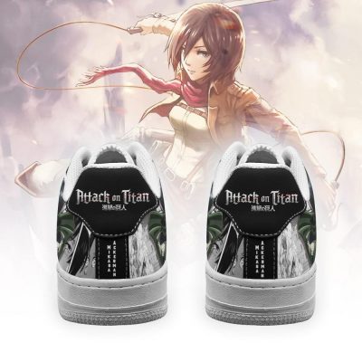 aot mikasa air force sneakers attack on titan anime shoes mixed manga gearanime 3 - Attack On Titan Store
