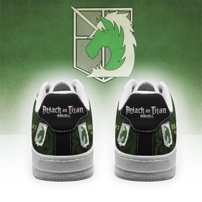 aot military slogan air force sneakers attack on titan anime shoes gearanime 3 - Attack On Titan Store