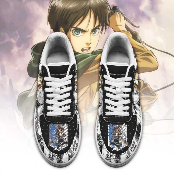 aot scout eren air force sneakers attack on titan anime shoes mixed manga gearanime 2 - Attack On Titan Store