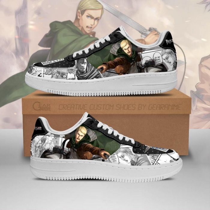 aot scout erwin air force sneakers attack on titan anime shoes mixed manga gearanime - Attack On Titan Store