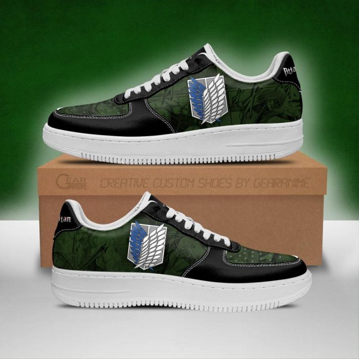 aot scout regiment air force sneakers attack on titan anime shoes gearanime - Attack On Titan Store