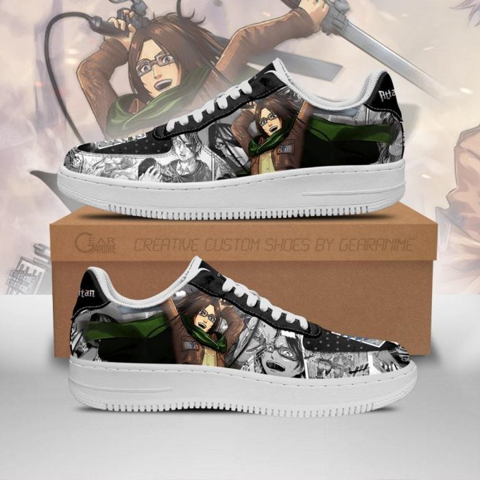 aot zoe hange air force sneakers attack on titan anime manga shoes gearanime - Attack On Titan Store