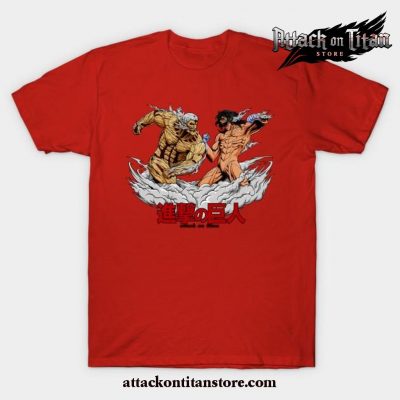 Armored Titan Vs Attack T-Shirt Red / S