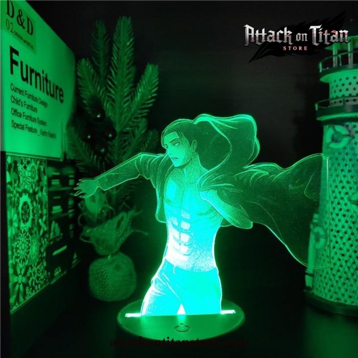 Attack On Titan 3D Lamp Eren Jaeger Night Light