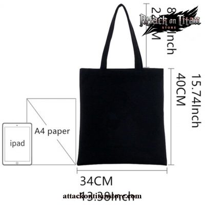 Attack On Titan Canvas Shopping Bag