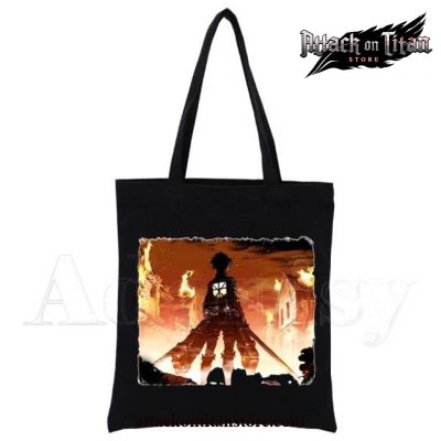 Attack On Titan Canvas Shopping Bag Style 3