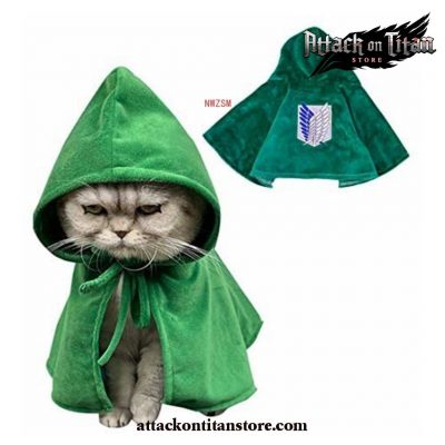 Attack On Titan Cosplay Costume Survey Corps Cloak Cape For Pet