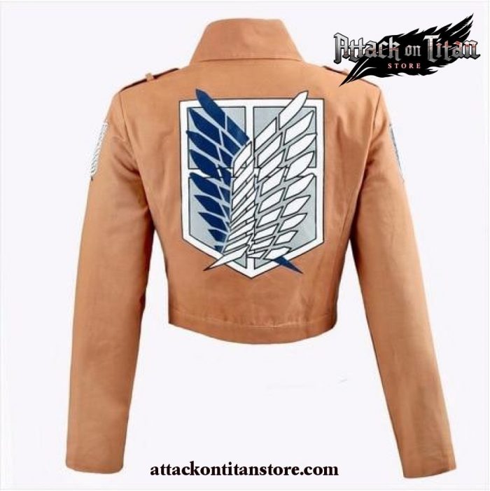 Attack On Titan Cosplay: Eren Jaeger And Mikasa Full Set Costume Embroidery Jacket / S On