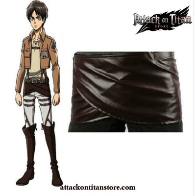 Attack On Titan Cosplay: Eren Jaeger And Mikasa Full Set Costume Leather Apron / S On