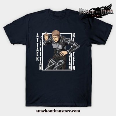Attack On Titan - Jean Kirstein T-Shirt Navy Blue / S