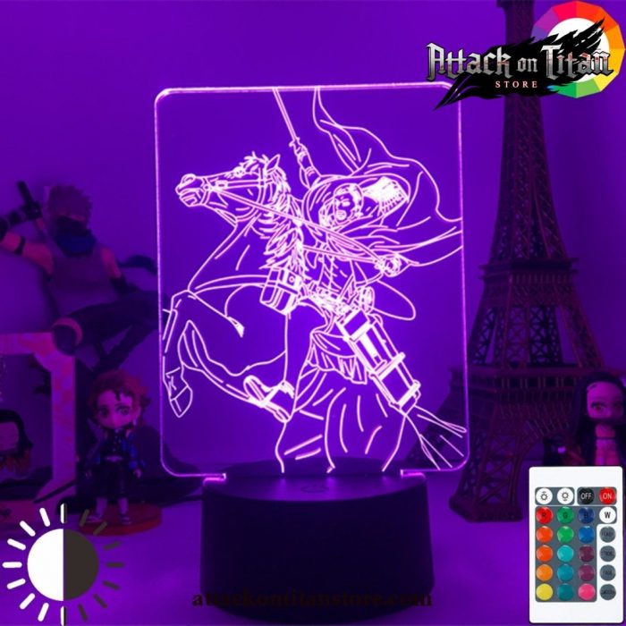 Attack On Titan Lamp - Erwin Smith 3D Led Night Light