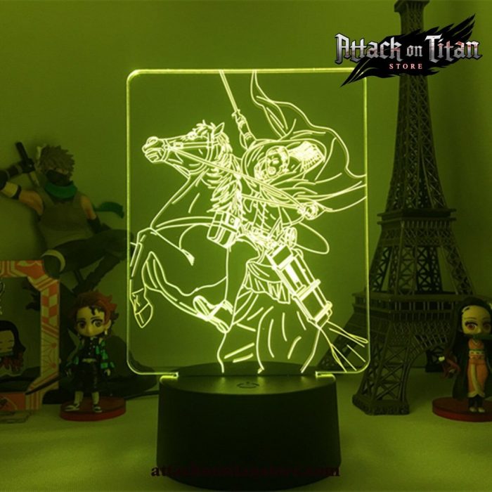 Attack On Titan Lamp - Erwin Smith 3D Led Night Light