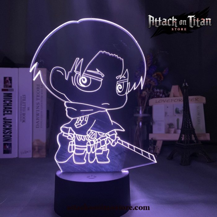 Attack On Titan Lamp - Levi Ackerman Chibi Figure Night Light