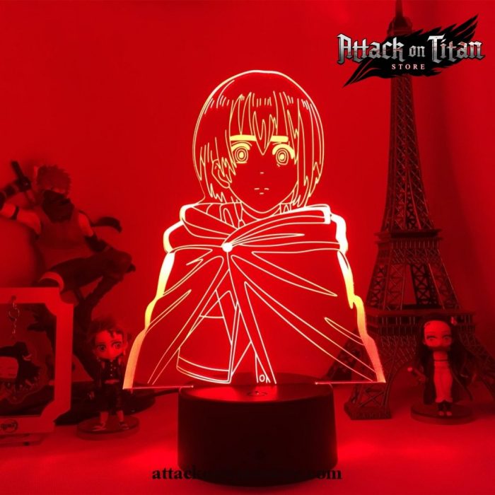 Attack On Titan Lamp - Mikasa Ackerman Acrylic Figure Night Light