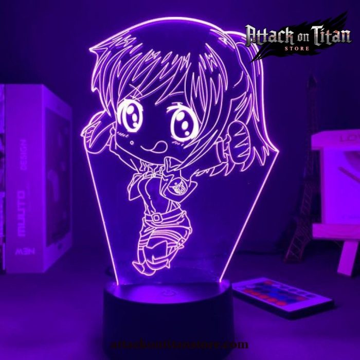 Attack On Titan Lamp - Sasha Braus Chibi 3D Led Night Light 16 Color With Remote