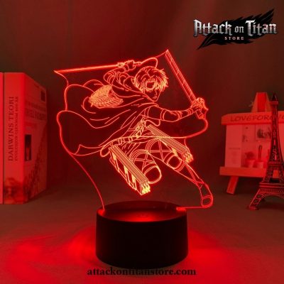 Attack On Titan Levi Ackerman 3D Led Night Light Lamp