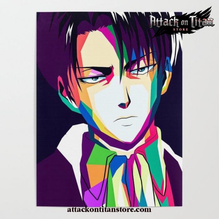 Attack On Titan Levi Ackerman Hd Color Wall Art