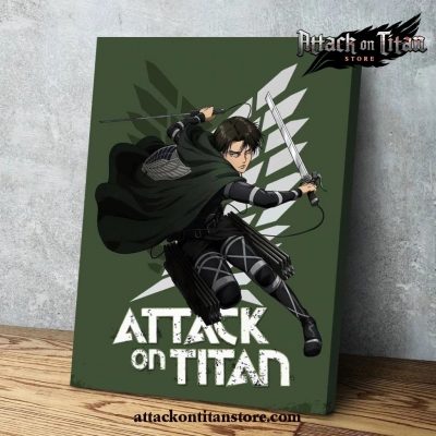 Attack On Titan Levi Fight Wall Art