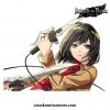 Attack On Titan Mikasa Car Stickers Beauty Fine Decals