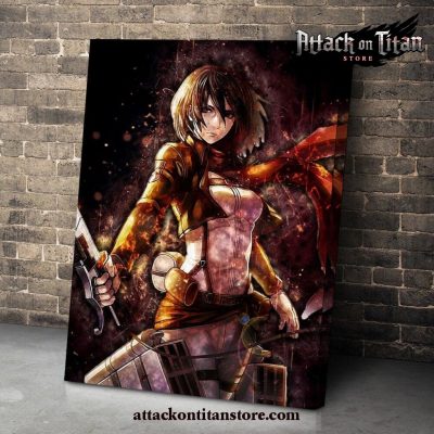 Attack On Titan - Mikasa Lady Color Wall Art