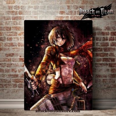 Attack On Titan - Mikasa Lady Color Wall Art