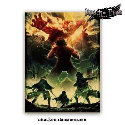 Attack On Titan Poster - Battel Vs Big
