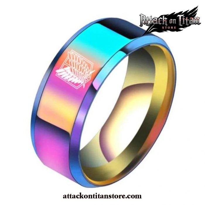 Attack On Titan Ring Jewelry Accessories Colorfull / 11