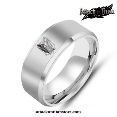 Attack On Titan Ring Jewelry Accessories Sliver / 11