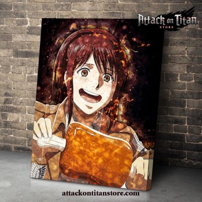 Attack On Titan Sasha Blaus Smile Wall Art