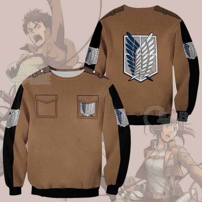 attack on titan scout jacket cloak costume anime shirt gearanime 2 - Attack On Titan Store