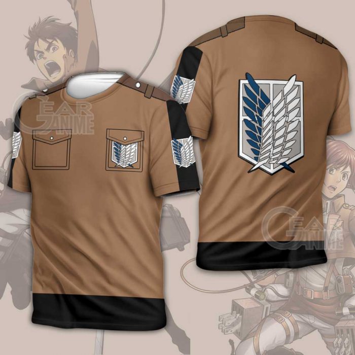 attack on titan scout jacket cloak costume anime shirt gearanime 3 - Attack On Titan Store