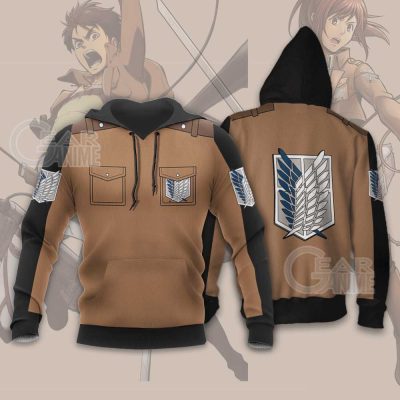 attack on titan scout jacket cloak costume anime shirt gearanime 4 - Attack On Titan Store