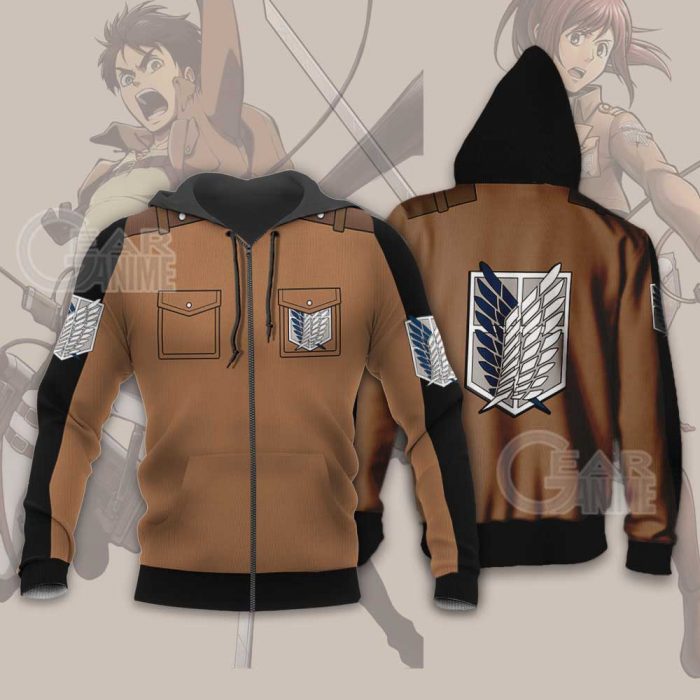 attack on titan scout jacket cloak costume anime shirt gearanime - Attack On Titan Store