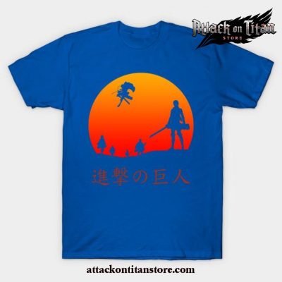 Attack On Titan Scout Regiment T-Shirt Blue / S