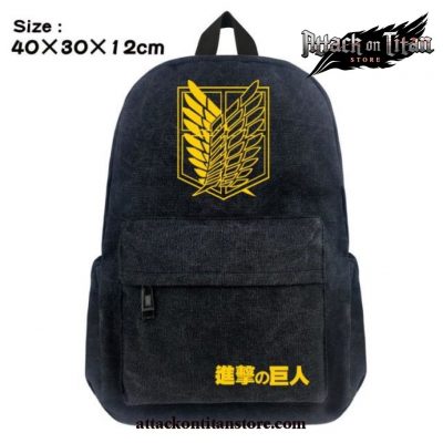 Attack On Titan Scouting Legion Canvas Backpacks Style 1