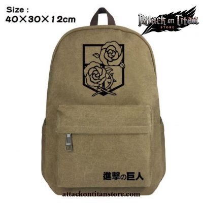 Attack On Titan Scouting Legion Canvas Backpacks Style 5