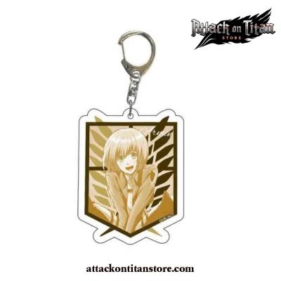 Attack On Titan Side Acrylic Pendant Keychain Armin Arlert