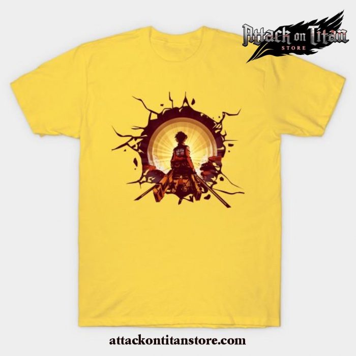 Attack On Titan Surprise T-Shirt Yellow / S